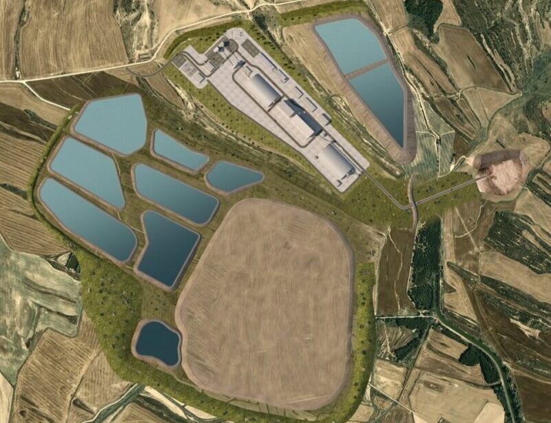Imagen de la mina Muga en Navarra, proyecto rechazado por Contigo Zurekin.